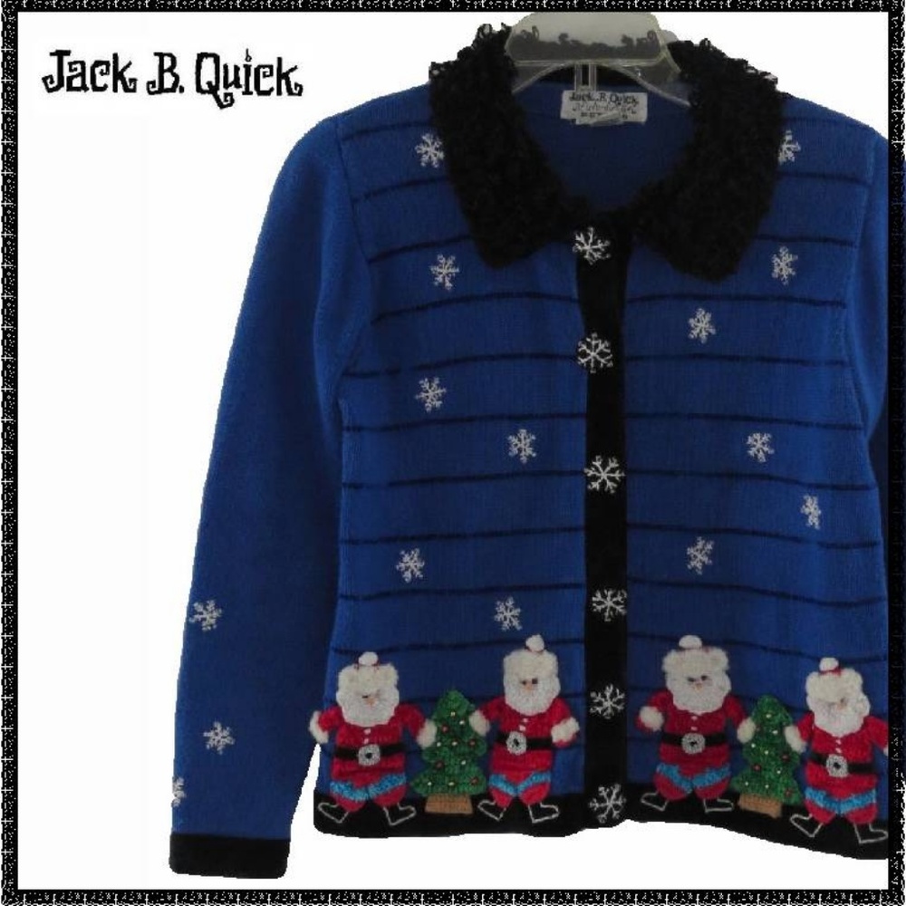Ugly CHRISTMAS SWEATER PS Cardigan JACK B QUICK